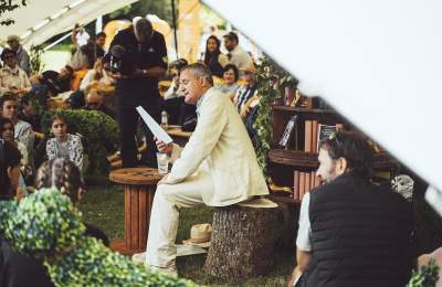 Hugh Bonneville at Goodwoof