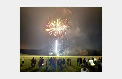 Fireworks and bonfire night celebrations at West Dean Gardens