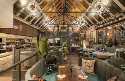 Interior of Piccolino, Chichester
