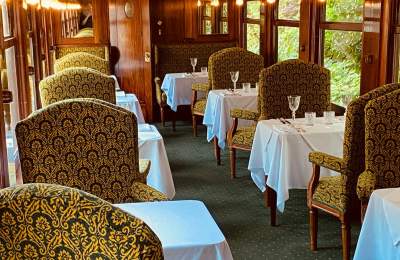 Pullman dining at The Old Railway Station, Petworth
