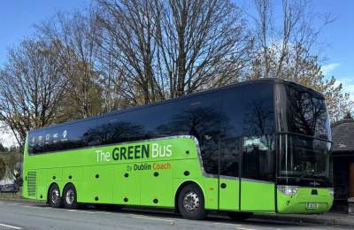 Big Green Bus by Dublin Coach