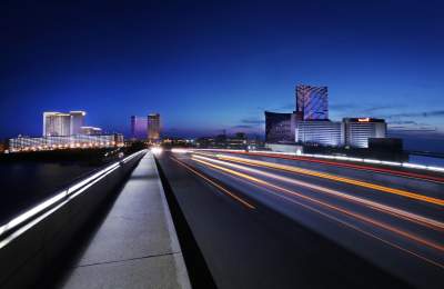City-Brigantine Bridge Night