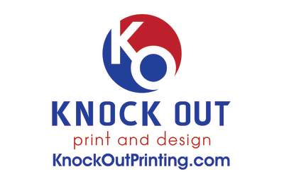 Knock Out Print and Design logo