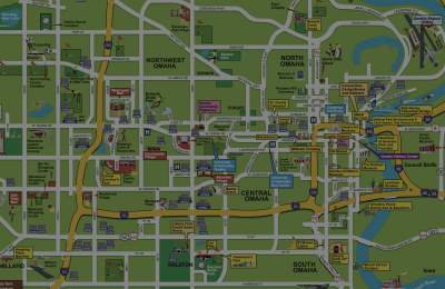 Street Map of Omaha
