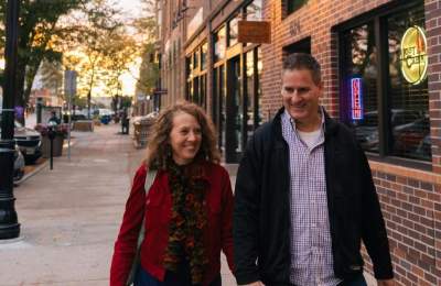 Couple in Downtown-Rapid City