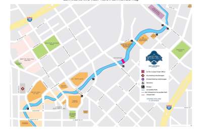 San Antonio River Walk - Member Map - North Path