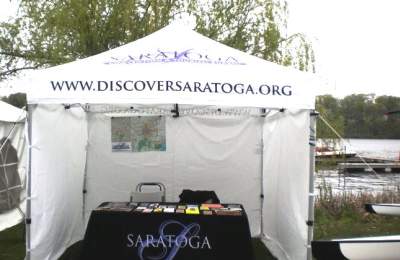 discover saratoga booth at regatta
