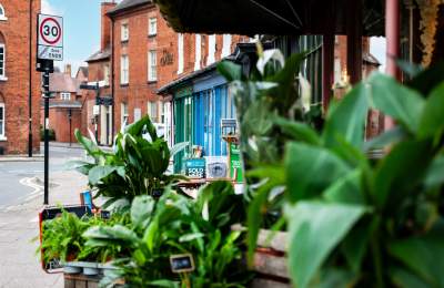 Alcester High Street on a summer day by Visit Warwickshire