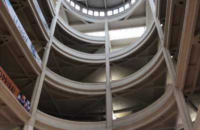 Inside of the Lingotto Factory in Torino