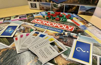 Monopoly SLO CAL Edition Game Board