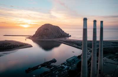 Sunset over Morro Rock