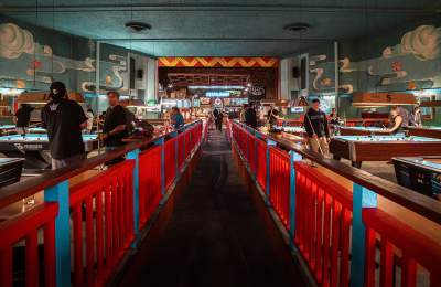 the Hotshots pool hall in Pismo Beach