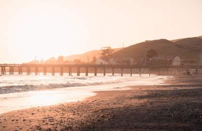 The Cayucos Pier at Cayucos State Beach
