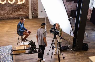 Video production shoot