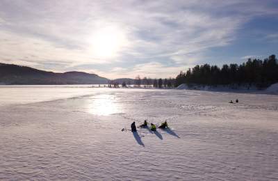 Ice fishing setesdal trollaktiv
