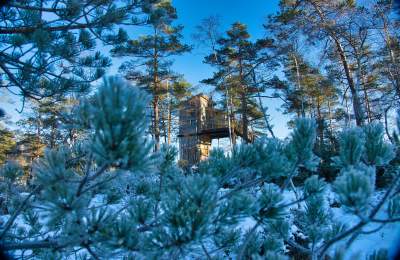 Wilderness Tower om vinteren