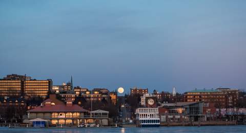 Full Moon on Main Street