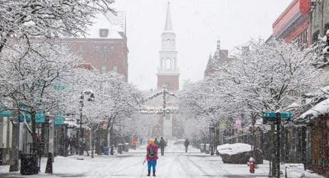 Church Street in the Snow