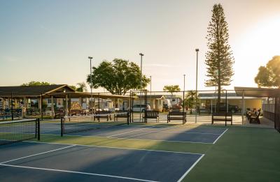 Rainbow Village of Largo RV Resort Tennis Courts
