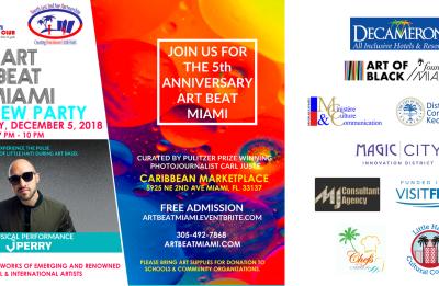 Art Beat Miami Preview Party flyer (Art Basel edition)