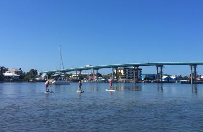 Back Bay Paddle at Matanzas Pass