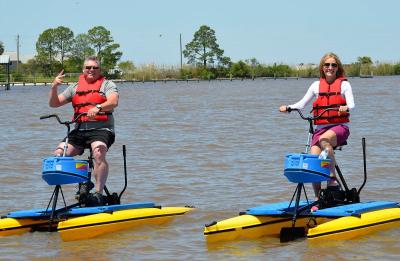 Water Bike Rentals At Paddles Outdoor Rentals