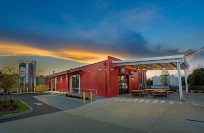 Brewery and Taproom and Sunset