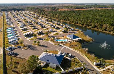 Pecan Park RV Resort Jacksonville Aerial