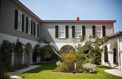 View from the garden of Pena-Peck House