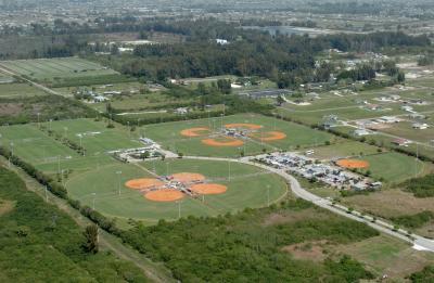 Aerial of Cape Coral Sports Complex