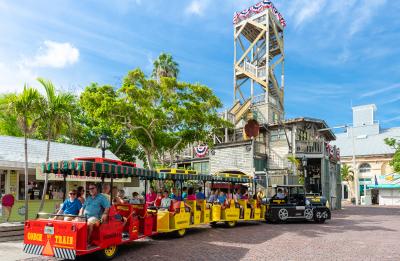 Conch Tour Train at the Key West Shipwreck Treasure Museum - Key West