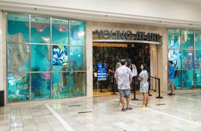 Young At Art entrance within Broward Mall