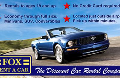 Fox Rent A Car Info Banner