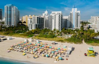 Aerial View of The Confidante Miami Beach