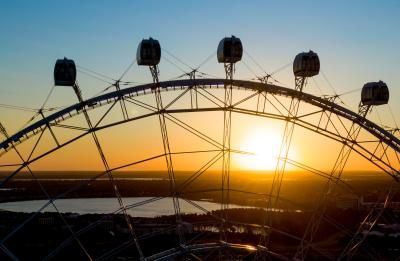 Wheel Capsule Sunset