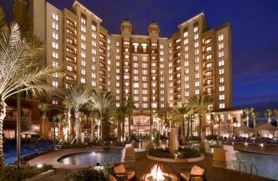 The exterior of the Wyndham Grand Orlando