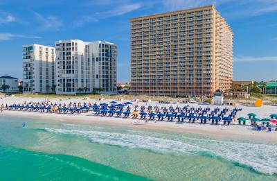 Beautiful beach views at the Resorts of Pelican Beach in Destin, Florida!