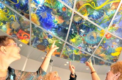 The Norton's Chihuly Ceiling