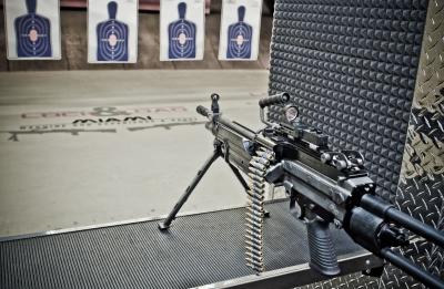 Belt Fed Machine Gun