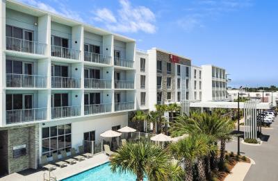 Located in Miramar Beach facing beach access and across the street from Silver Sands Outlets