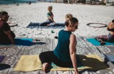 Private Group Yoga on the beach