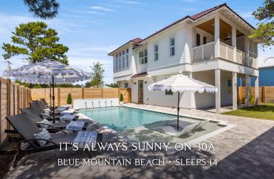 It's Always Sunny on 30A - Blue Mountain Beach - Sleeps 14