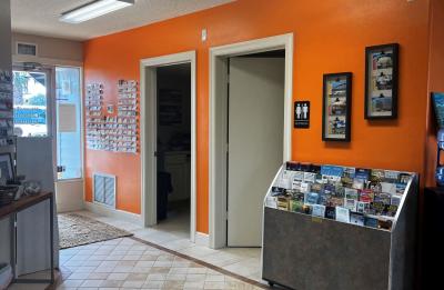Maps, Cards, and Brochures are located in our lobby.