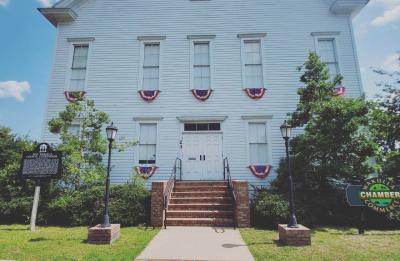 The Wakulla County's Historic Old Courthouse, now home of the Wakulla County Chamber of Commerce