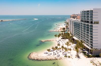 Exterior of Hotel; Gulf of Mexico