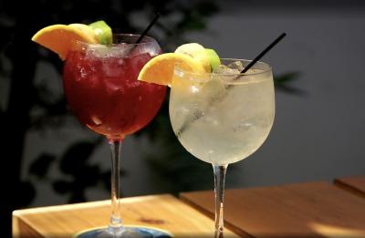 Red & White Sangria at the Taberna del Caballo