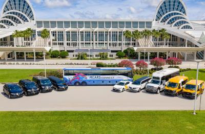 Mears: Orlando Car Service, Charter Bus, Mears Connect Orlando Airport Shuttle, and Taxi Fleet