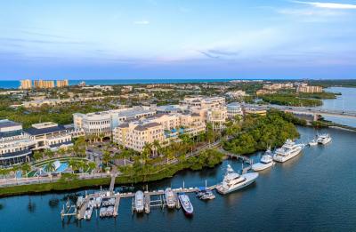 Wyndham Grand Jupiter at Harbourside Place_Intracoastal Aerial