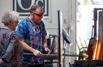 Justin Glassblowing