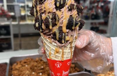 Brownie Sundae Cone